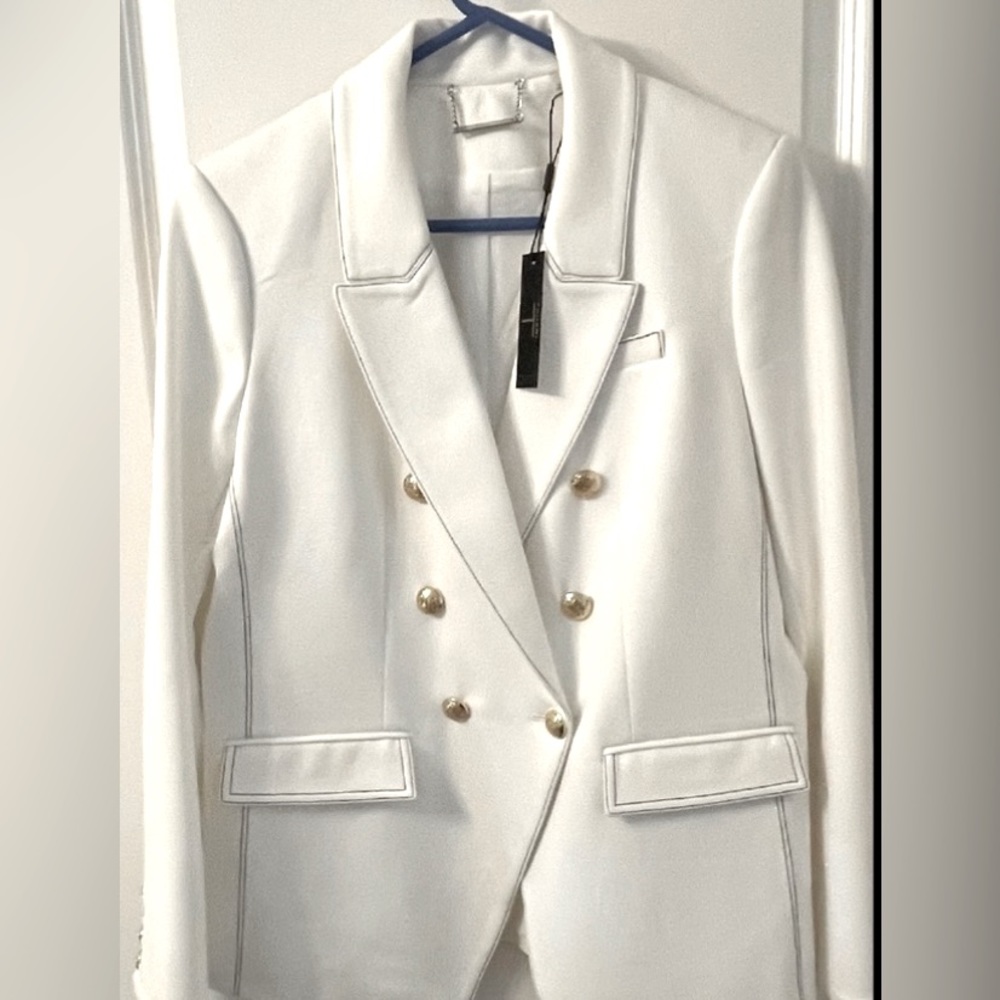 Tahari 🌹 womens white blazer